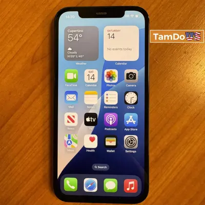 Apple iPhone 12 Pro, 256GB, Pacific Blue, AT&T Locked at Cell Phones & Smartphones in excellent condition
